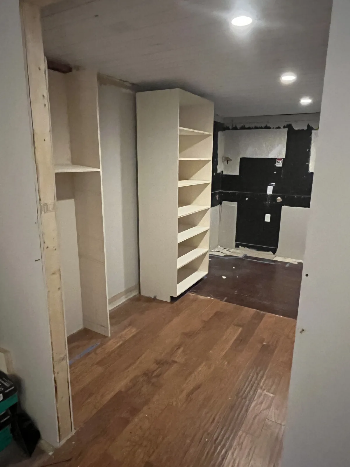 Closet before upgrade work