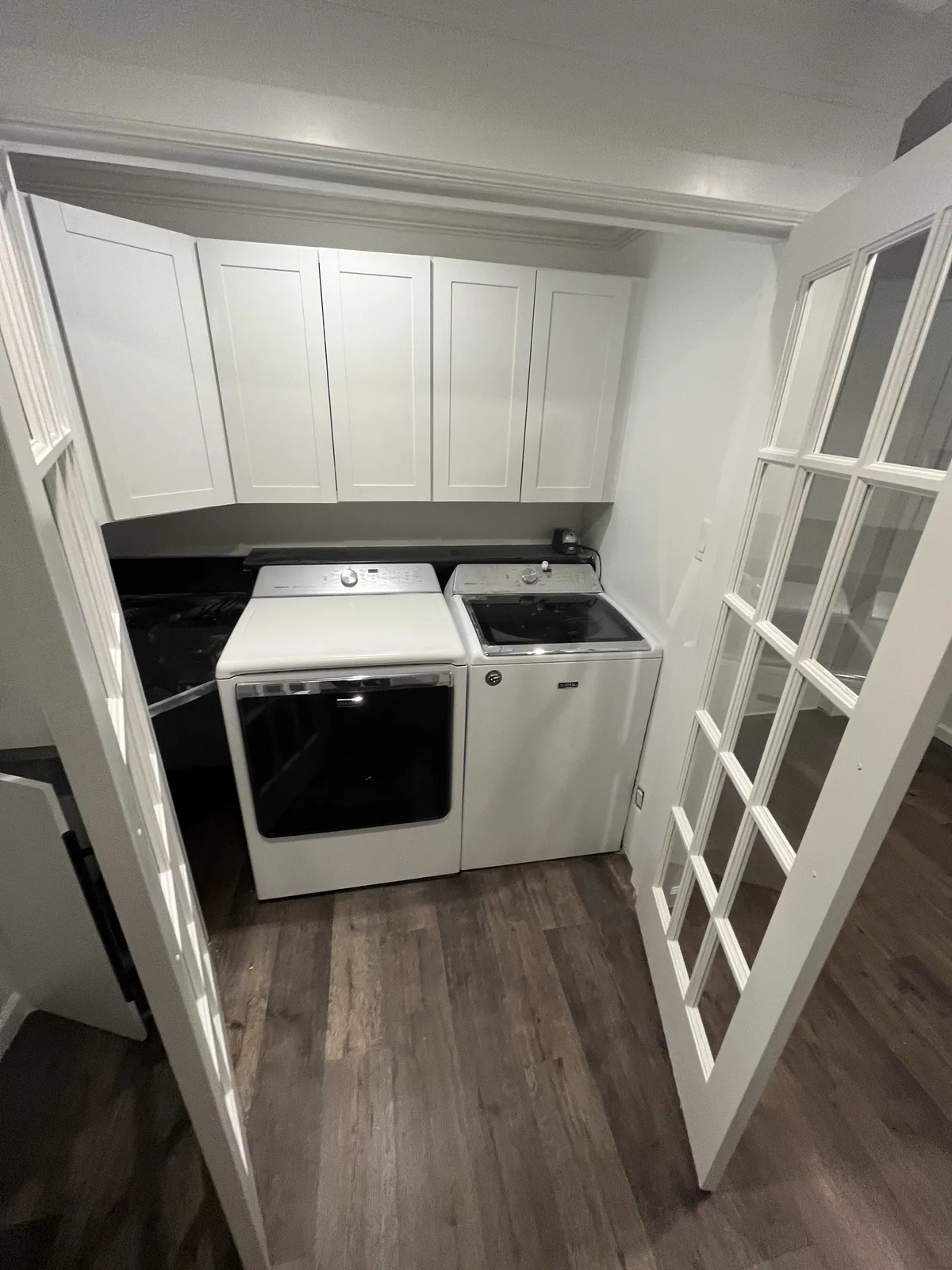 Finished utility room after installation