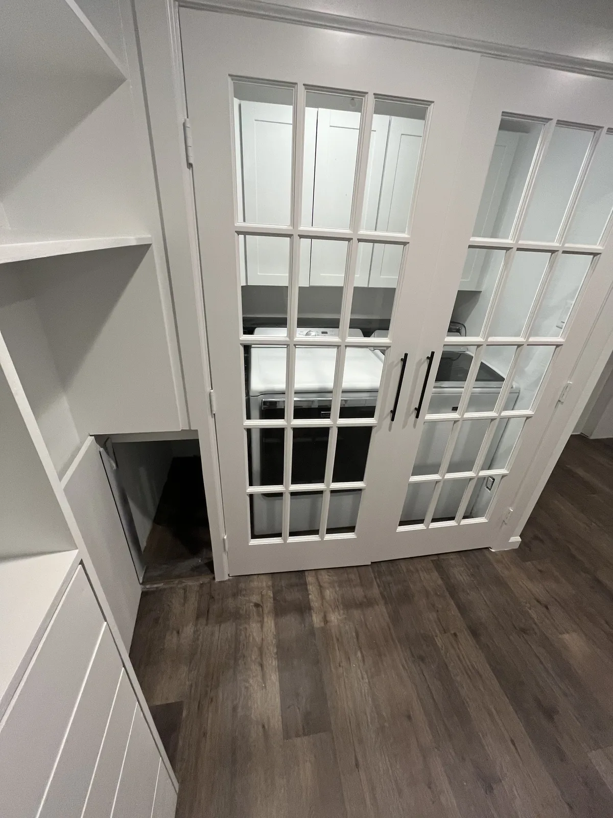 Finished utility room from a second angle